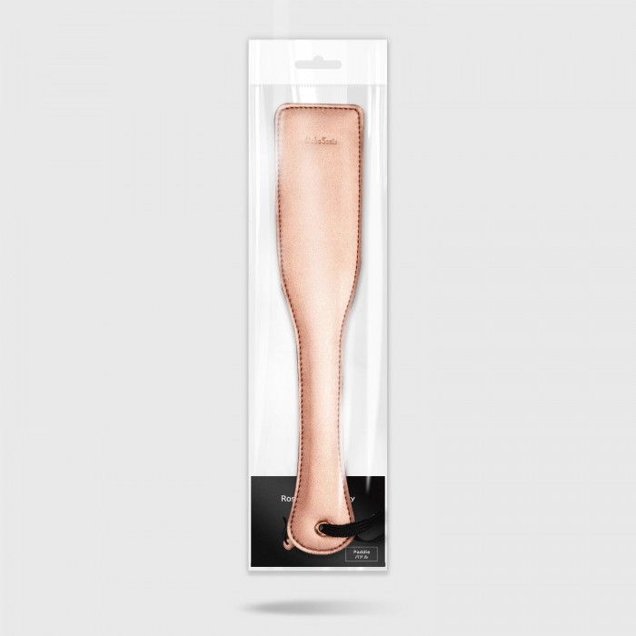 Паддл Liebe Seele Rose Gold Memory Paddle, обтягнутий натуральною шкірою, рожеве золото