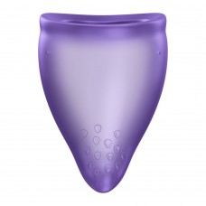 Менструальна чаша Fun Factory FUN CUP SIZE B Black Currant, багаторазова, діаметр 4,3 см, об’єм 30 мл