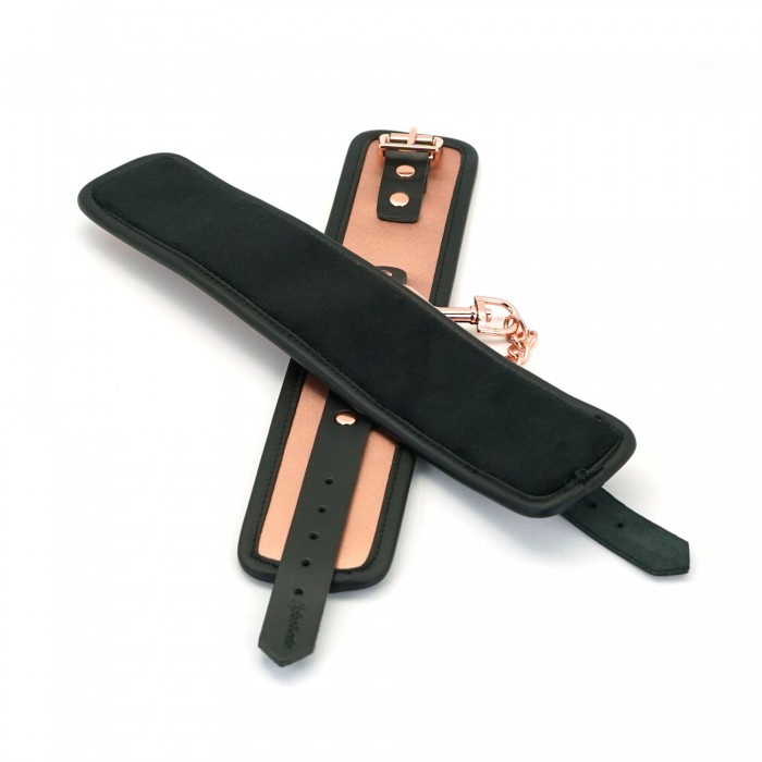 Поножі Liebe Seele Rose Gold Memory Ankle Cuffs, натуральна шкіра, рожеве золото