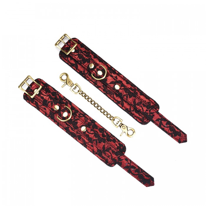 Наручники Liebe Seele Victorian Garden Wrist Cuff, кільця та з’єднувальний ланцюжок