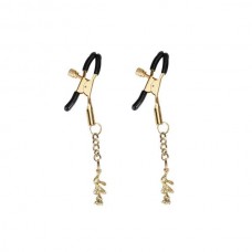 Затискачі для сосків з підвіскою Liebe Seele Rose Pendant Nipple Clamps Gold