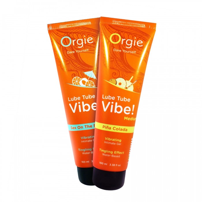 Вібролубрикант Orgie Lube Tube Vibe! Pina Colada 100 мл