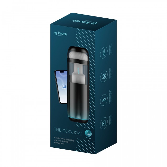Смарт-мастурбатор Kaotik Labs The Cocoon, режим edging, пульсації, підігрів до 42 °C