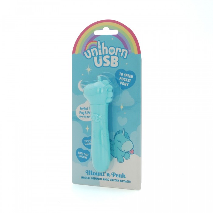 Вібратор-єдиноріжка Unihorn USB Bullet – Mount'n Peak, віброкуля, USB-зарядка, 10 режимів