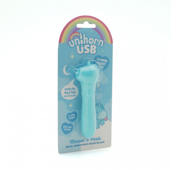 Вібратор-єдиноріжка Unihorn USB Bullet – Mount'n Peak, віброкуля, USB-зарядка, 10 режимів