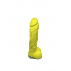 Мило у формі пеніса Чистий Кайф Yellow size L, крафтове мило-член, натуральне