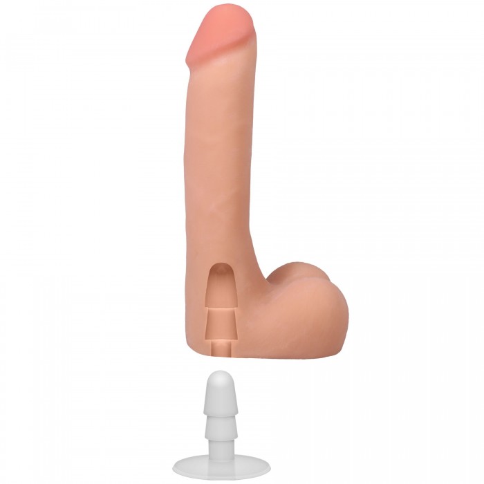 Фалоімітатор Doc Johnson The Realistic Cock ULTRASKYN - 9 Inch with Balls Vanilla