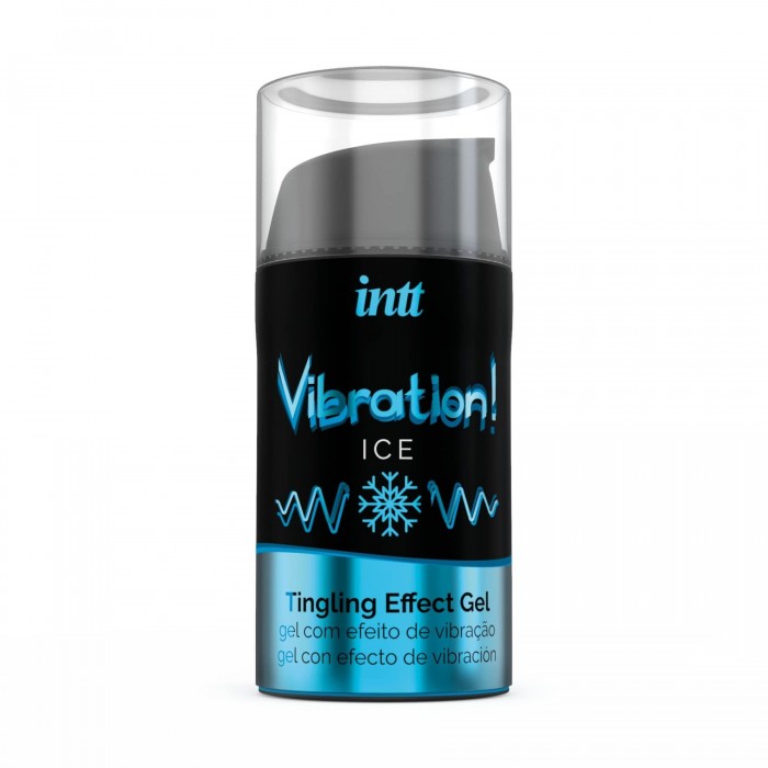 Рідкий вібратор Intt Vibration Ice (15 мл), густий гель, дуже незвичайний, діє до 30 хвилин