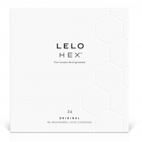 Презервативи LELO HEX Condoms Original 36 Pack, тонкі та суперміцні