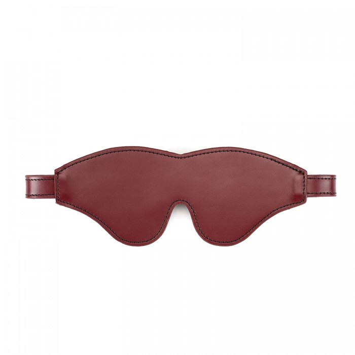 Шкіряна маска на очі Liebe Seele Wine Red Blindfold