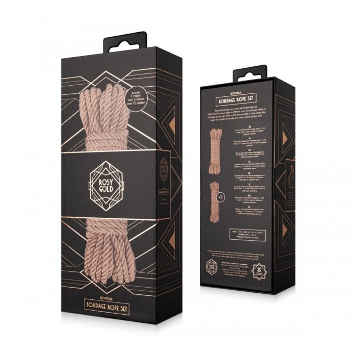 Набір мотузок для Шибарі Rosy Gold - Bondage Rope Set