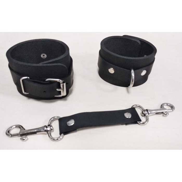 Наручники Feral Feelings - Hand Restraints Black, натуральна шкіра