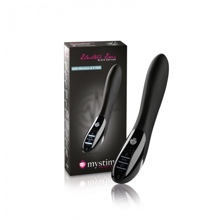 Вібратор з електростимуляцією Mystim Electric Eric eStim Black, міостимулятор