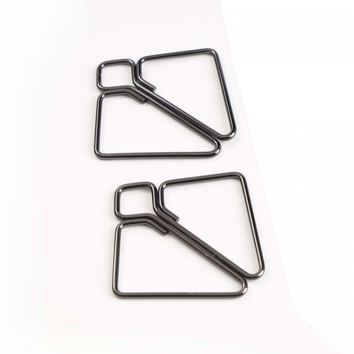 Затискачі для сосків LOCKINK Minimalism Nipple Clamps, сріблясті