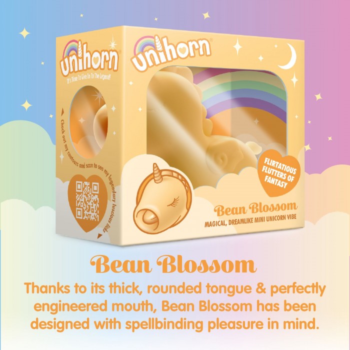 Вібратор-єдиноріжка Unihorn – Bean Blossom, пульсівний язичок